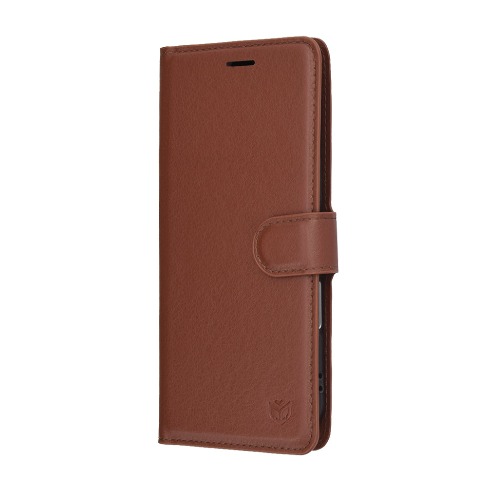 Etui na Apple iPhone 17 Air, Techsuit, Leather Folio, Brązowy