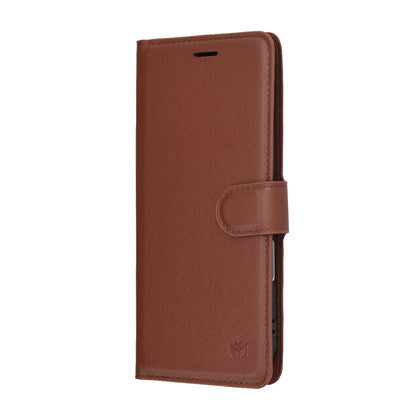 Etui na Apple iPhone 17 Air, Techsuit, Leather Folio, Brązowy