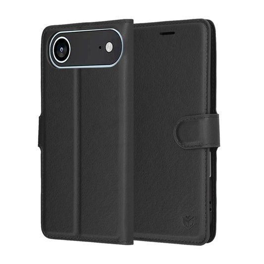Etui na Apple iPhone 17 Air, Techsuit, Leather Folio, Czarne
