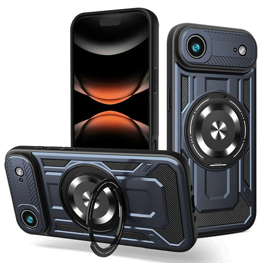 Etui na Apple iPhone 17 Air, Techsuit, RuggedCam, Niebieskie