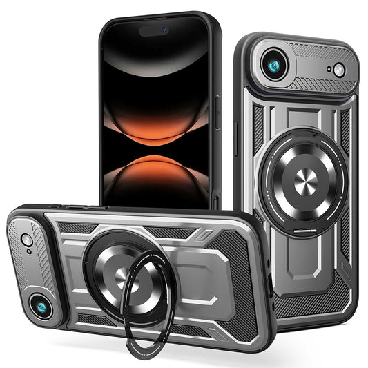 Etui na Apple iPhone 17 Air, Techsuit, RuggedCam, Szare