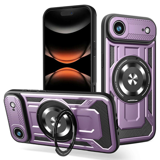 Etui na Apple iPhone 17 Air, Techsuit, RuggedCam, Fioletowy