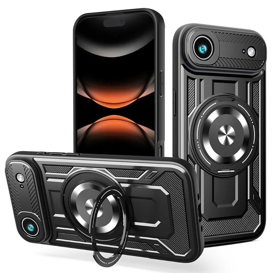 Etui na Apple iPhone 17 Air, Techsuit, RuggedCam, Czarne