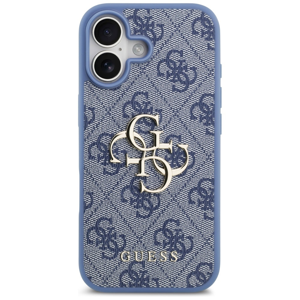 Etui na Apple iPhone 17, Guess, 4G Big Logo, Niebieskie