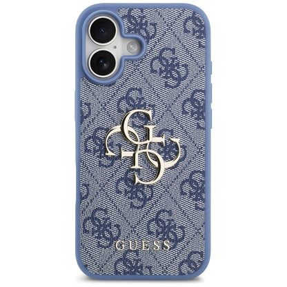 Etui na Apple iPhone 17, Guess, 4G Big Logo, Niebieskie