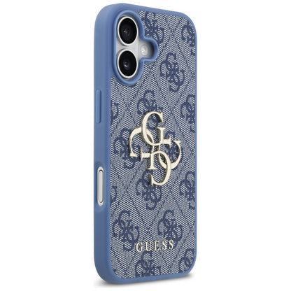 Etui na Apple iPhone 17, Guess, 4G Big Logo, Niebieskie
