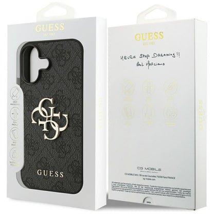 Etui na Apple iPhone 17, Guess, 4G Big Logo, Czarne