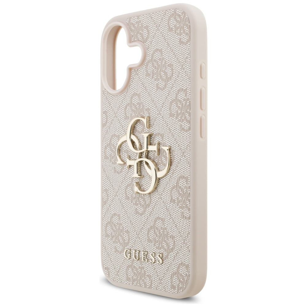Etui na Apple iPhone 17, Guess, 4G Big Logo, Różowy