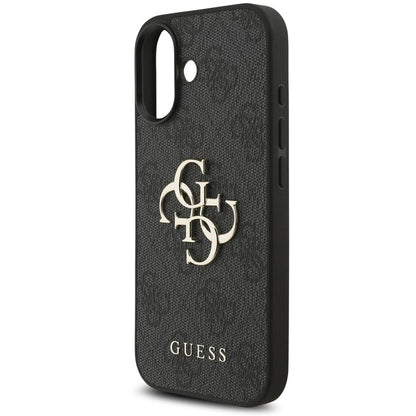 Etui na Apple iPhone 17, Guess, 4G Classic Logo with Strap, Czarne
