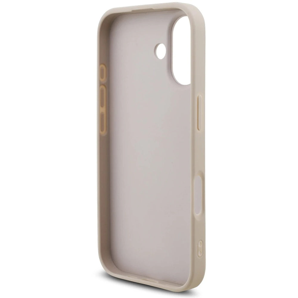 Etui na Apple iPhone 17, Guess, 4G Classic Logo with Strap, Różowy