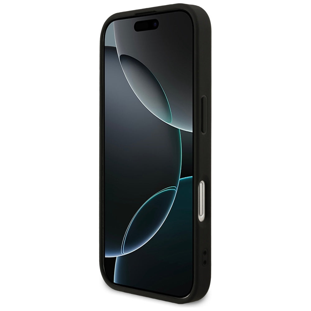 Etui na Apple iPhone 17, Guess, 4G Classic, Czarne