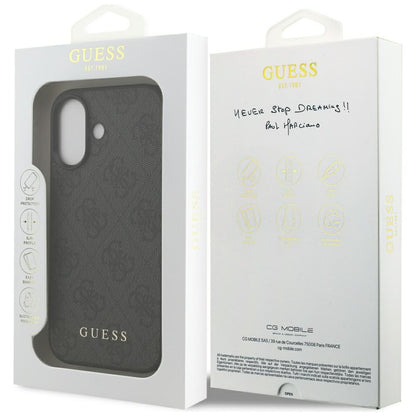 Etui na Apple iPhone 17, Guess, 4G Classic, Czarne
