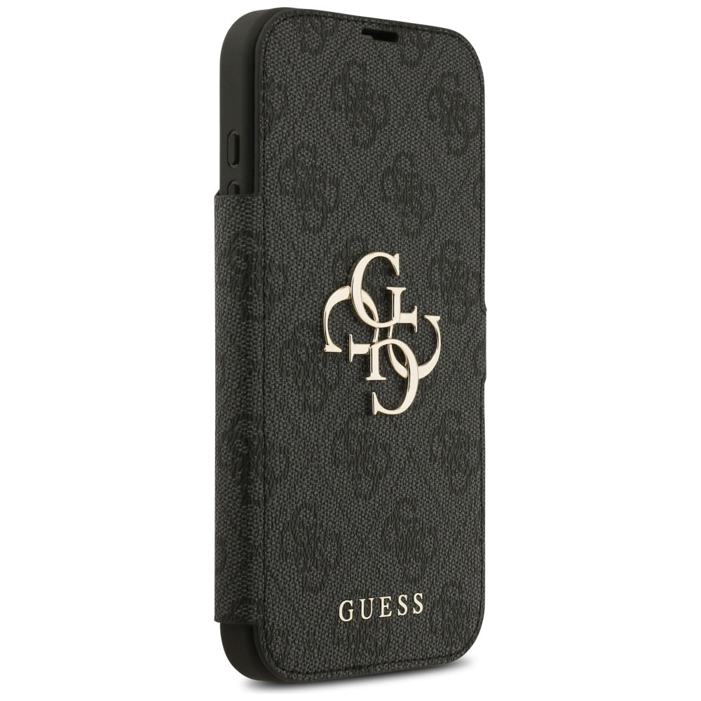 Etui na Apple iPhone 17, Guess, 4G Metal Logo, Czarne