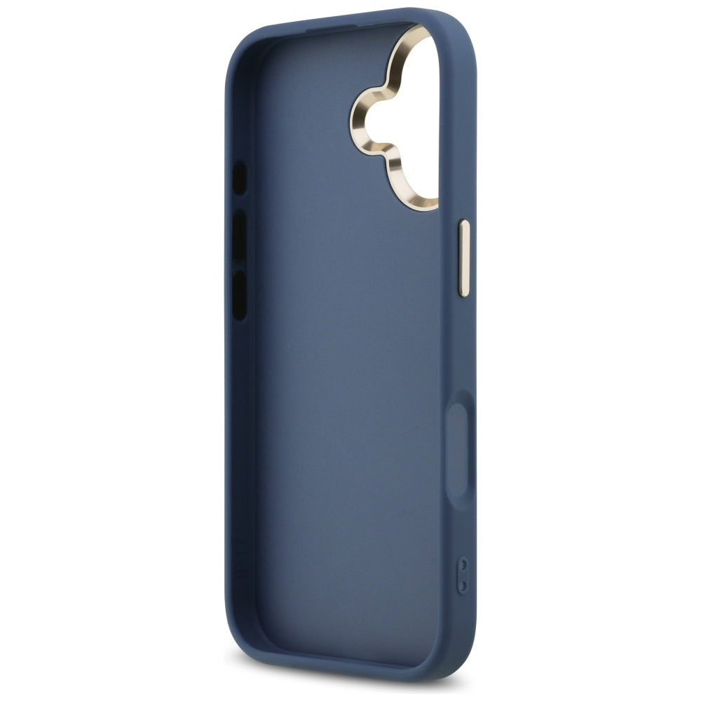 Etui na Apple iPhone 17, Guess, Big 4G Logo Classic, Złoty Niebieski