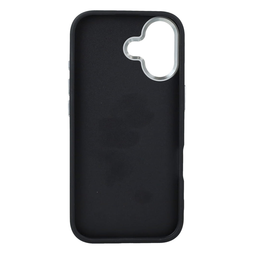 Etui na Apple iPhone 17, Guess, Big 4G Logo Classic, Czarne Srebrne
