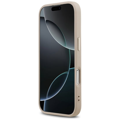 Case for Apple iPhone 17, Guess, Big 4G Logo Classic, Golden Pink