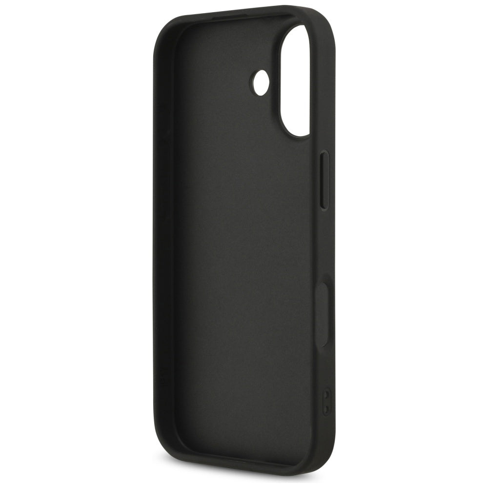 Etui na Apple iPhone 17, Guess, Fixed Glitter Big 4G, Czarne