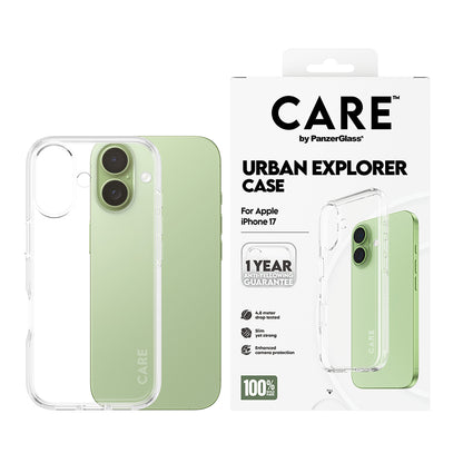 Etui do Apple iPhone 17, PanzerGlass, Care Urban Explorer, Przezroczyste