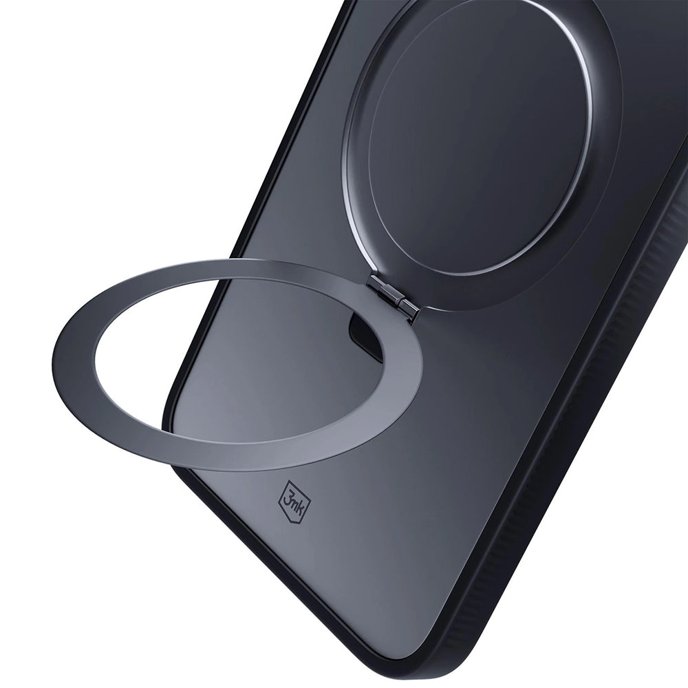 Etui na Apple iPhone 17 Pro, 3MK, Smoke MagStand, Czarne