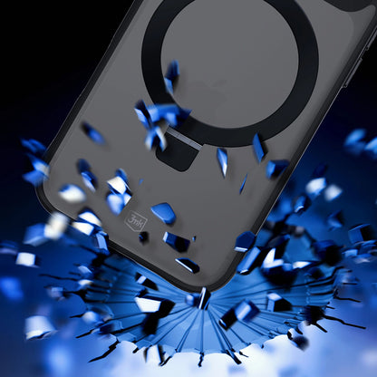 Etui na Apple iPhone 17 Pro, 3MK, Smoke MagStand, Czarne