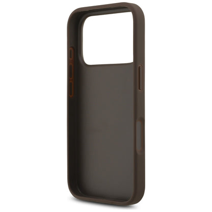 Etui na Apple iPhone 17 Pro, Guess, 4G Big Logo, Brązowy