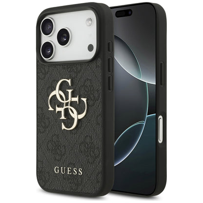 Etui na Apple iPhone 17 Pro, Guess, 4G Big Logo, Czarne