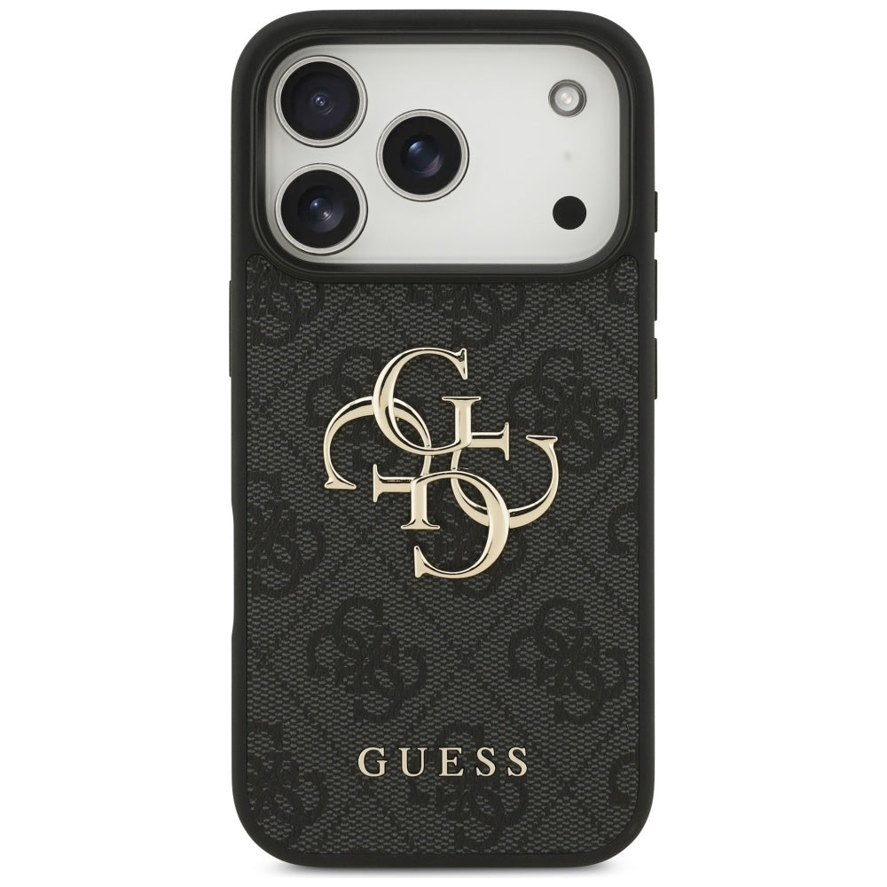 Etui na Apple iPhone 17 Pro, Guess, 4G Big Logo, Czarne