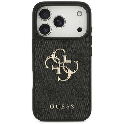 Etui na Apple iPhone 17 Pro, Guess, 4G Big Logo, Czarne