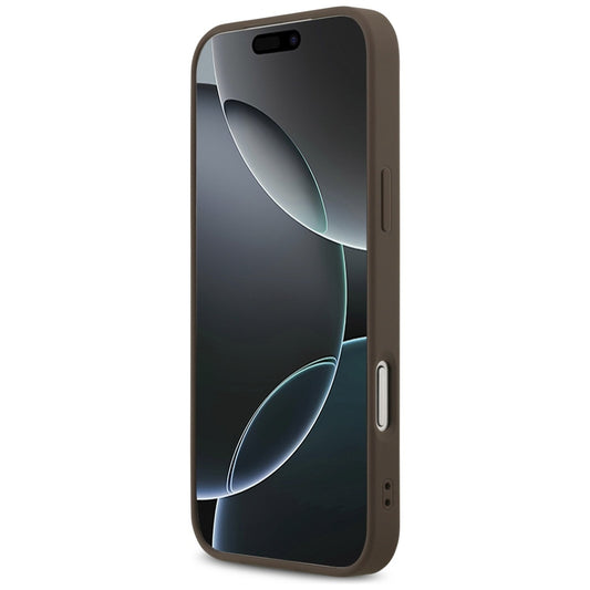 Etui na Apple iPhone 17 Pro Max, Guess, 4G Classic, Brązowy