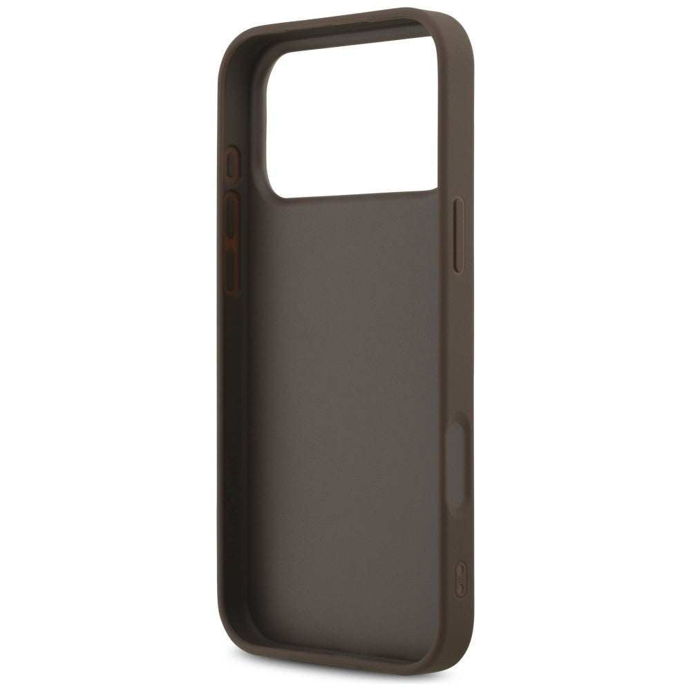 Etui na Apple iPhone 17 Pro Max, Guess, 4G Classic, Brązowy