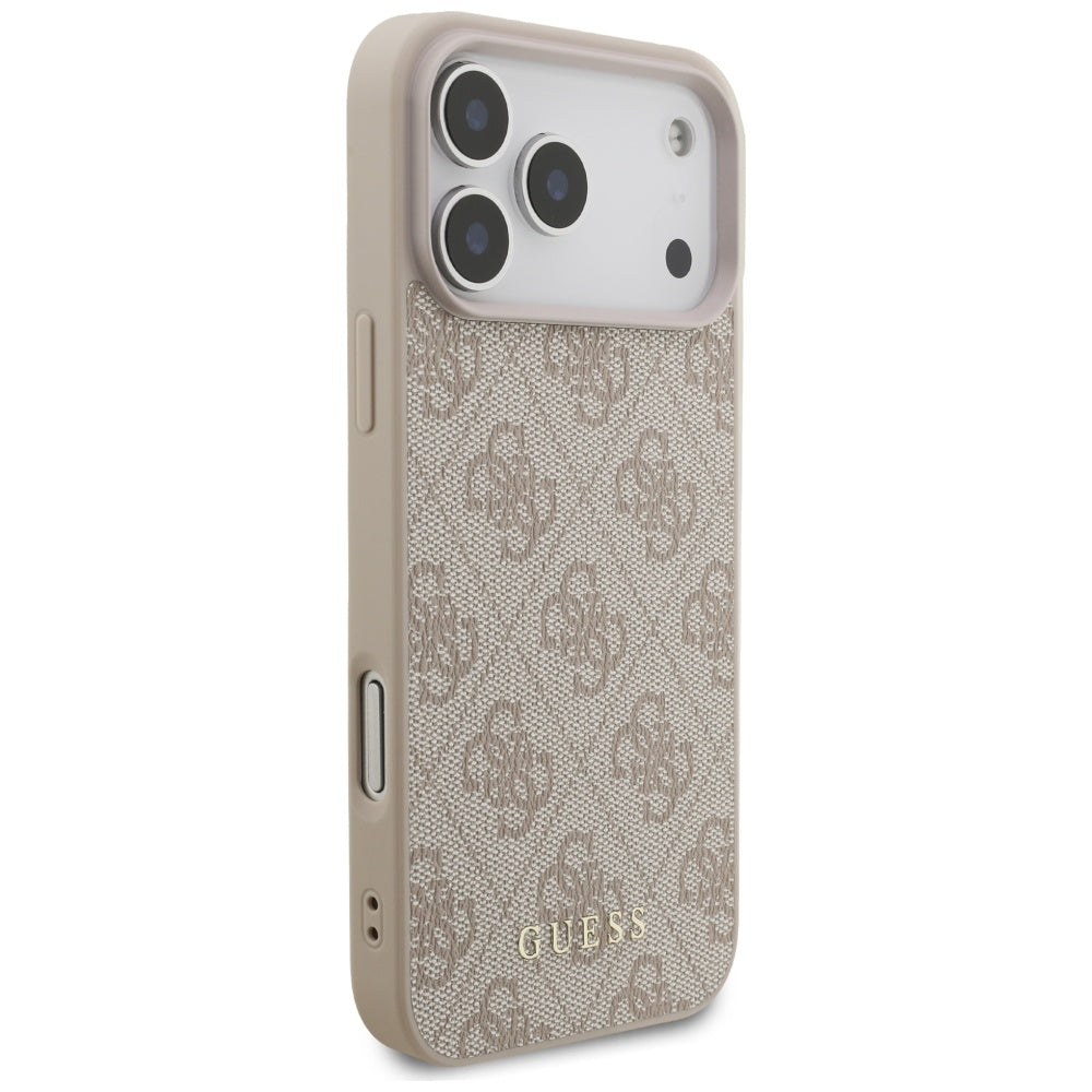 Etui na Apple iPhone 17 Pro Max, Guess, 4G Classic, Różowy