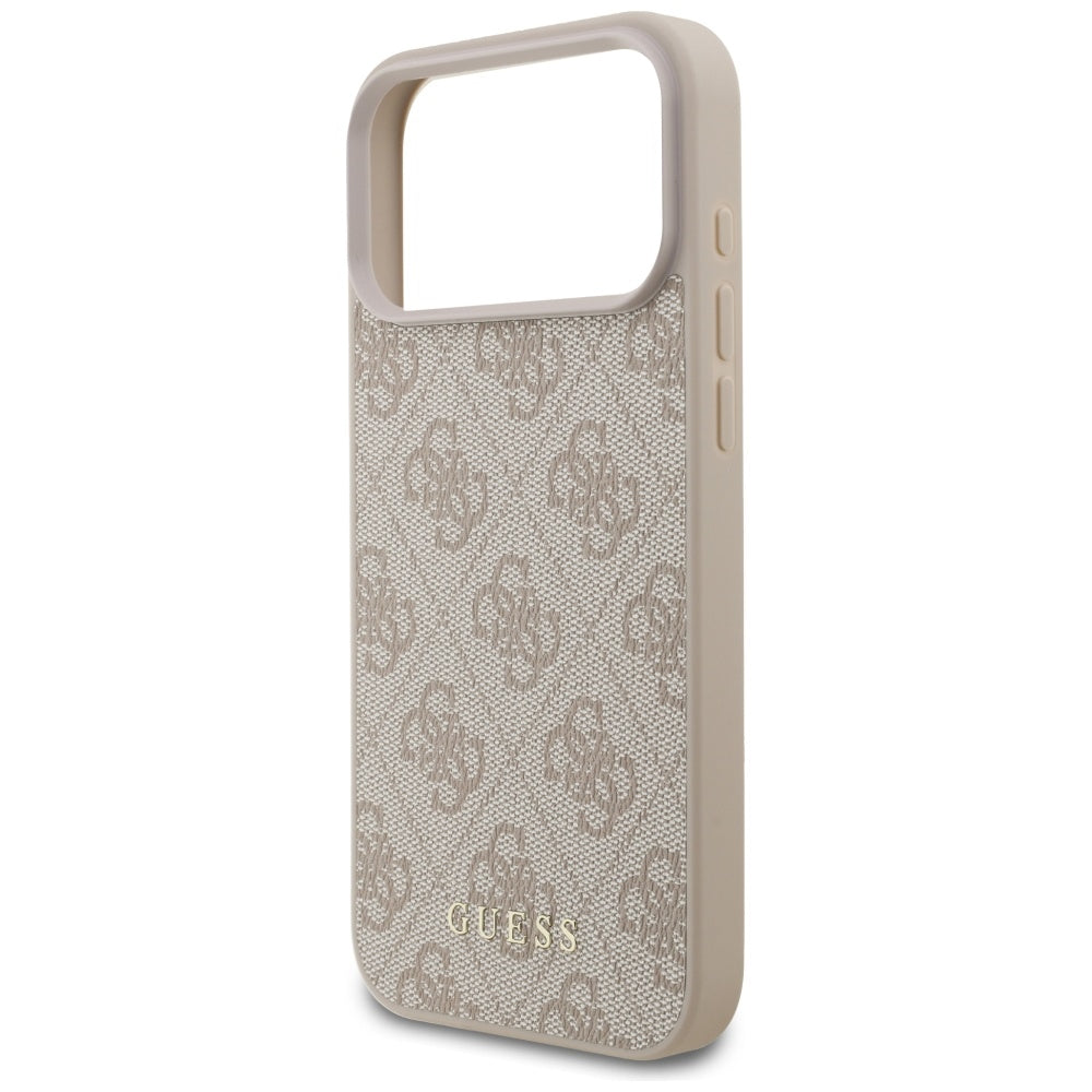 Etui na Apple iPhone 17 Pro Max, Guess, 4G Classic, Różowy