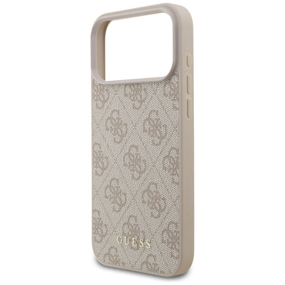 Etui na Apple iPhone 17 Pro Max, Guess, 4G Classic, Różowy