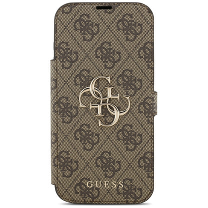 Case for Apple iPhone 17 Pro Max, Guess, 4G Metal Logo, Brown