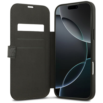 Case for Apple iPhone 17 Pro Max, Guess, 4G Metal Logo, Black