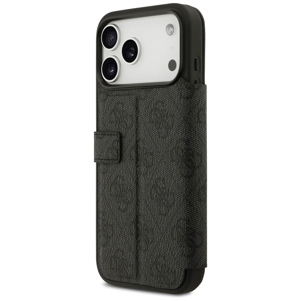 Case for Apple iPhone 17 Pro Max, Guess, 4G Metal Logo, Black