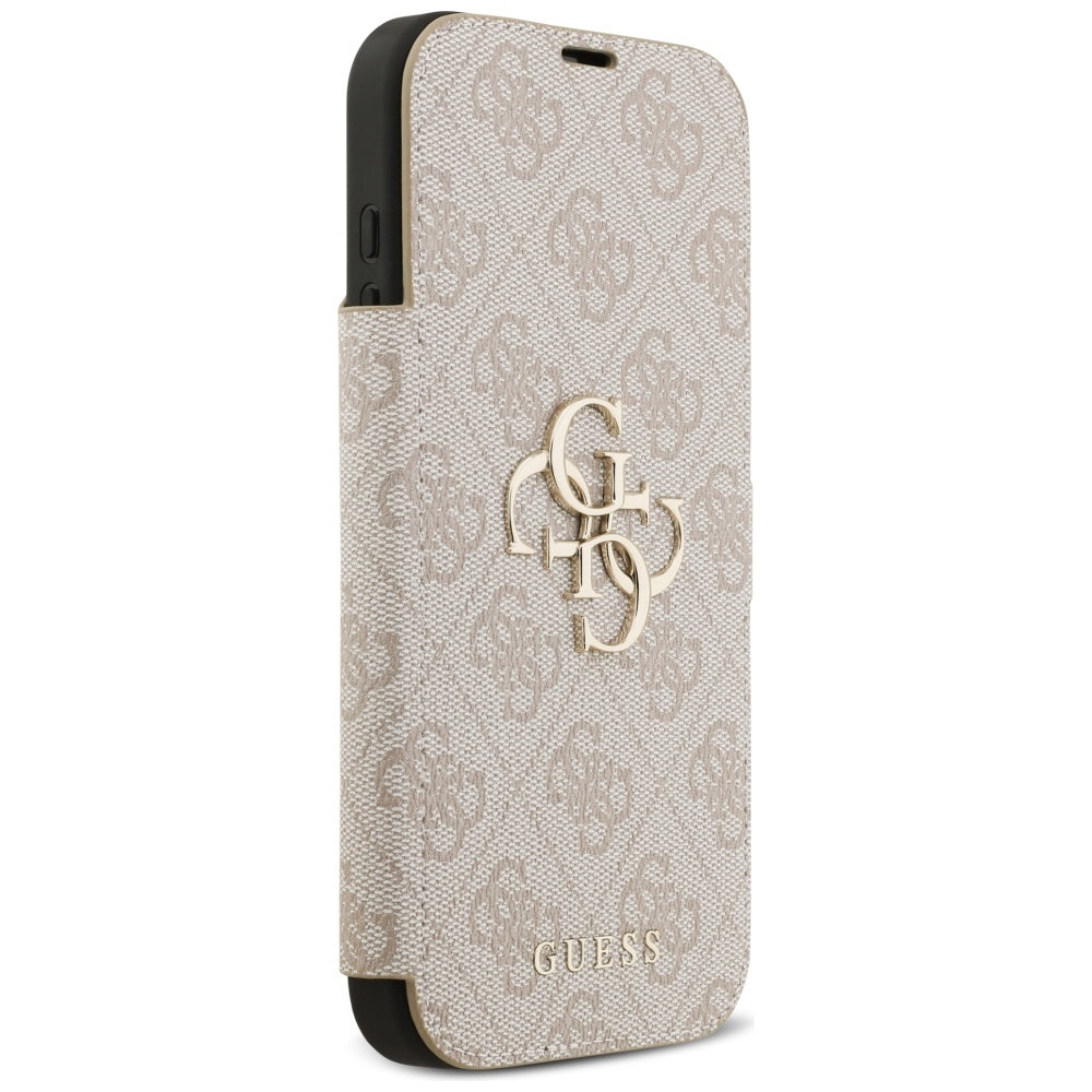 Case for Apple iPhone 17 Pro Max, Guess, 4G Metal Logo, Pink