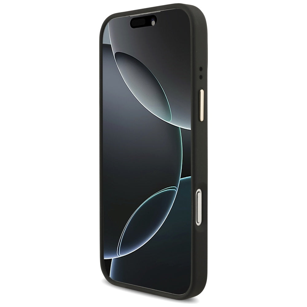 Case for Apple iPhone 17 Pro Max, Guess, Big 4G Classic Logo with Big Strap, Black