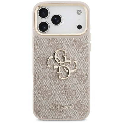 Case for Apple iPhone 17 Pro Max, Guess, Big 4G Classic Logo with Big Strap, Pink