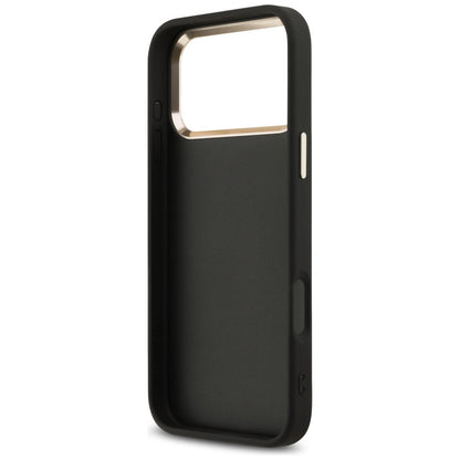 Case for Apple iPhone 17 Pro Max, Guess, Big 4G Logo Classic, Black Gold