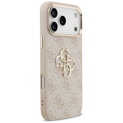 Case for Apple iPhone 17 Pro Max, Guess, Big 4G Logo Classic, Golden Pink