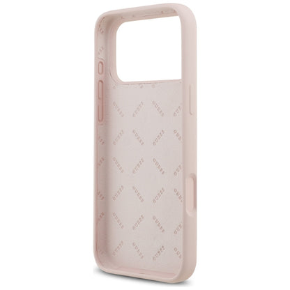 Case for Apple iPhone 17 Pro Max, Guess, Big 4G Script, Light Pink