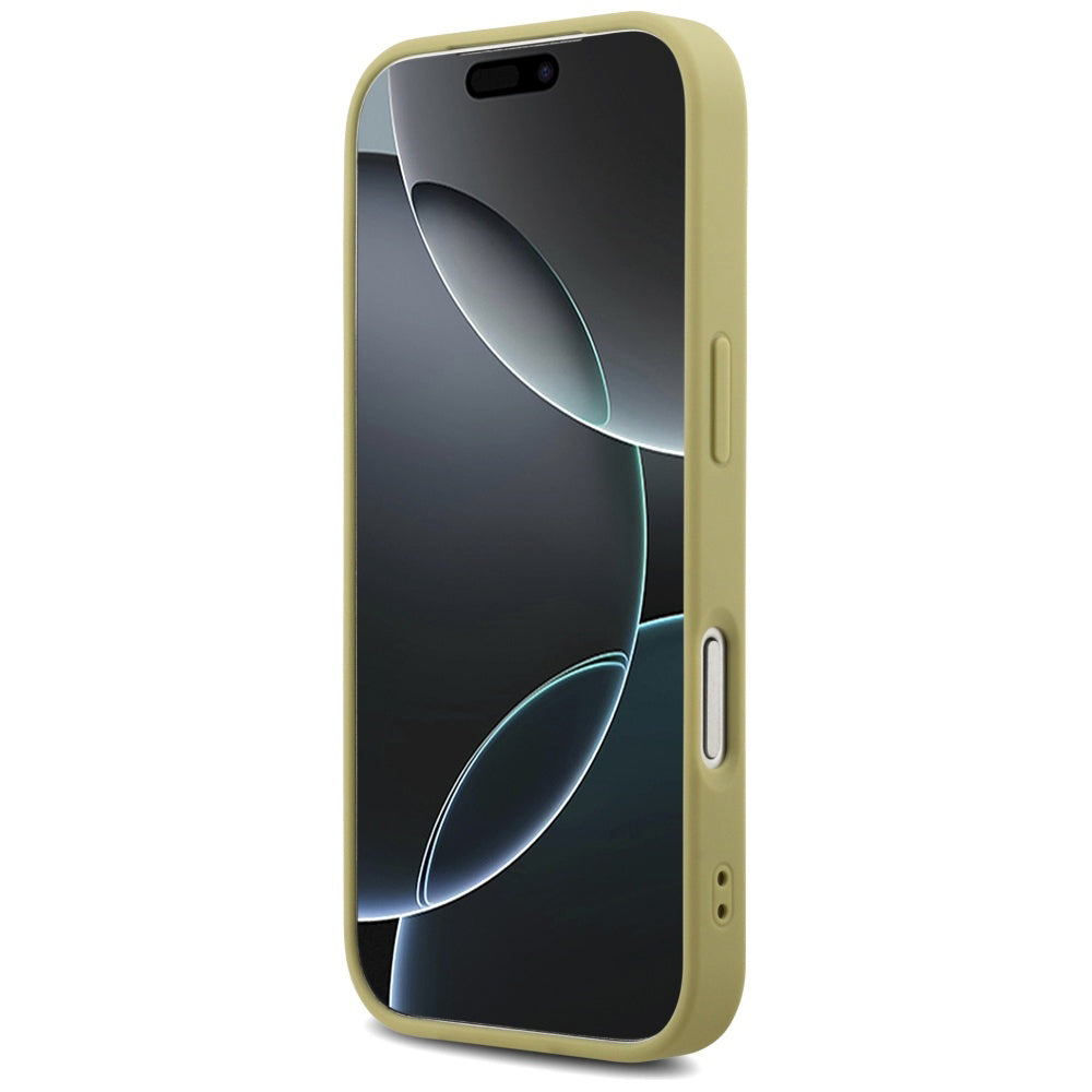 Case for Apple iPhone 17 Pro Max, Guess, Fixed Glitter Big 4G, Gold