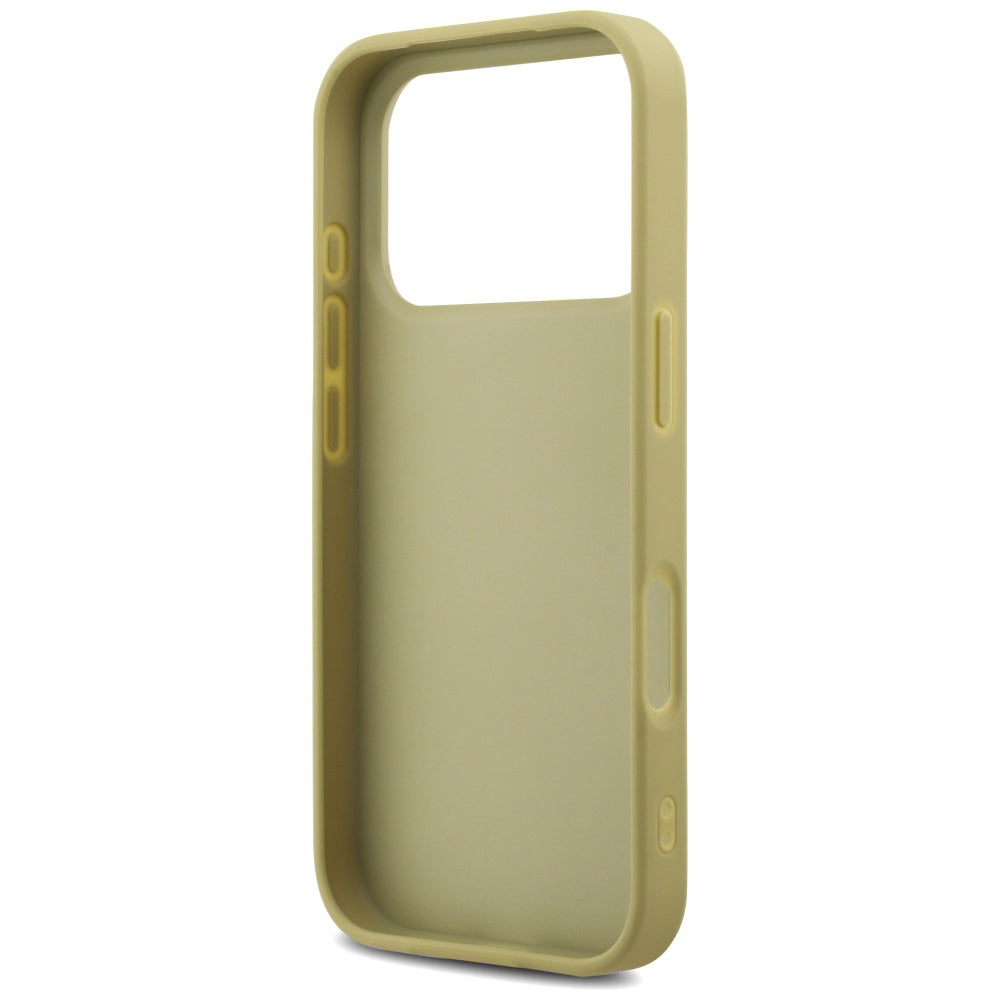 Case for Apple iPhone 17 Pro Max, Guess, Fixed Glitter Big 4G, Gold