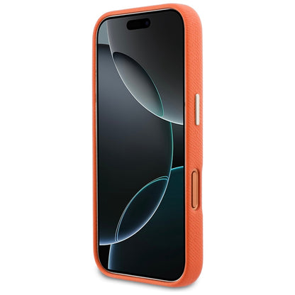 Etui na Apple iPhone 17 Pro Max, GUESS, Resin Logo, Pomarańczowe