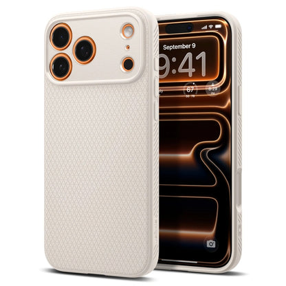 Etui na Apple iPhone 17 Pro Max, Spigen, Liquid Air, Beżowy