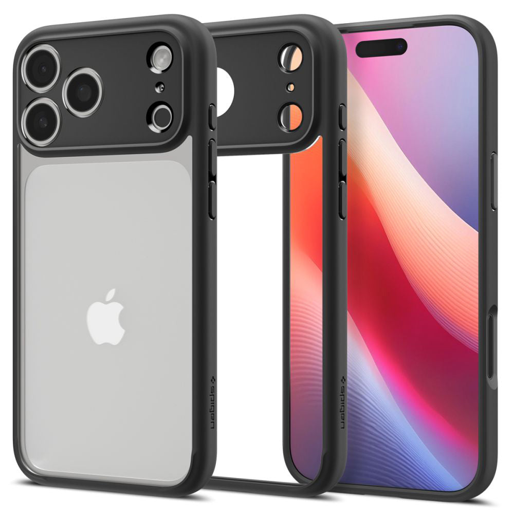 Etui na Apple iPhone 17 Pro Max, Spigen, Ultra Hybrid, Matowe Czarne
