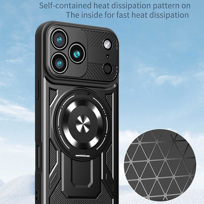 Etui na Apple iPhone 17 Pro Max, Techsuit, RuggedCam, Niebieskie
