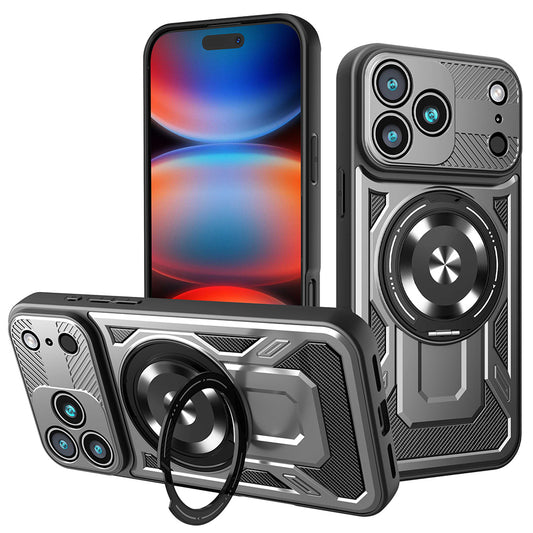 Etui na Apple iPhone 17 Pro Max, Techsuit, RuggedCam, Szare