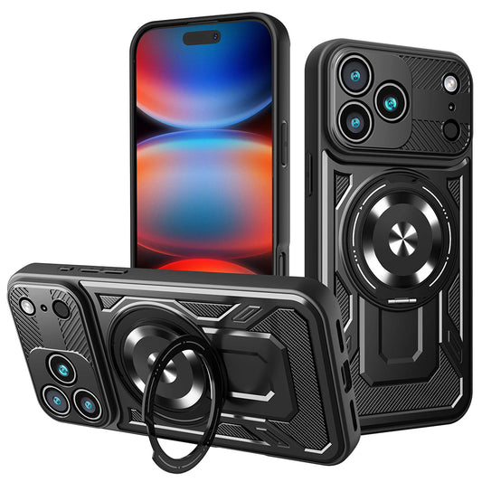 Etui na Apple iPhone 17 Pro Max, Techsuit, RuggedCam, Czarne